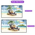 thumbnail image 5 of British Shorthair Hello Summer Beach Theme with Sunglasses and Tropical Cocktail Desk Mat Full Keyboard Mouse Pad Cat Lover Kitten Owner Gifts Large Mousepad - 00009, 5 of 5