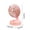 Pink, variant on Adjustable Angle USB Rechargeable Fan, Handheld And Desktop Portable Fan for Office Work And Outdoor Camping Leisure Use
