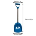 thumbnail image 4 of 60cm Blue Plastic Kids Beach Shovel - Durable Snow and Sand Tool, Children's Snow Shovel Children's Beach Shovel With Stainless Steel Handle, 4 of 4