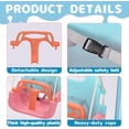 thumbnail image 5 of Toddler Swing, 3-in-1 Swing Sets for Backyard, Baby Swing Outdoor/Indoor, Toddler Swing Set Suitable for Children 6 Months and Older (Pink), 5 of 13