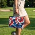 thumbnail image 4 of Whosucclay Tie Dye Spiral Pattern Golf Cart Seat Cushion Cover, 51.18 x 30.3 inches 4 Storage Pockets Golf Cart Seat Cover with Easy to Install and Remove, 4 of 9
