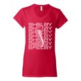 thumbnail image 2 of Wild Bobby Ford Shelby All-Over Cobra Women Standard V-Neck Tee, 2 of 6