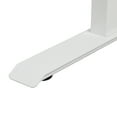 thumbnail image 6 of Electric Standing Desk, Height Adjustable Desk 47.2 x 23.6 Inches Sit Stand Desk Whole Piece Desk Board with Memory Controller Ergonomic Motorized Standing Desk Home Office Computer Desk, White, 6 of 7