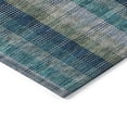 thumbnail image 4 of Addison Rugs Chantille Indoor/Outdoor Transitional Plaid Teal Washable Rectangle Rug, 3' x 5', 4 of 6