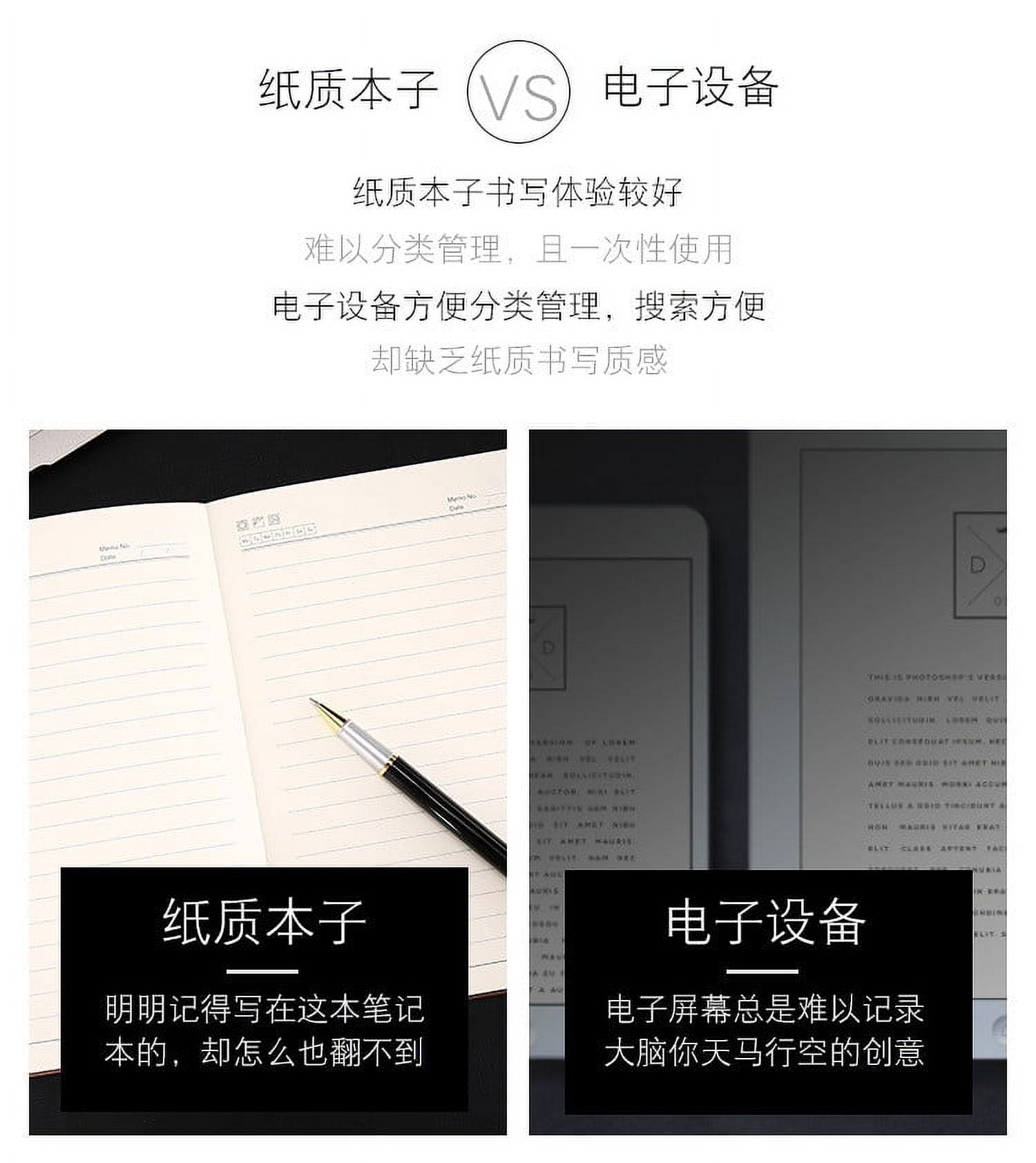 ZOURIH Smart Reusable Notebook A5 Waterproof Erasable Smart Notebook Repeating Loose Leaf Diary Stone Paper Business Notebook 10Ml Tool