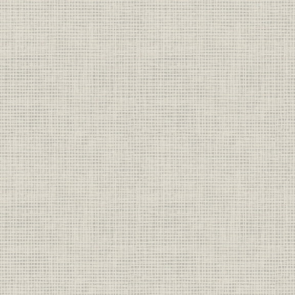 3122-10010 Nimmie Woven Grasscloth Wallpaper with Loosely Strands Woven in Light Grey Colors Farmhouse Style Prepasted Acrylic Coated Paper
