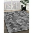 thumbnail image 3 of Ahgly Company Machine Washable Indoor Rectangle Transitional Carbon Gray Area Rugs, 8' x 10', 3 of 7