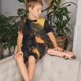 thumbnail image 4 of Balery Sunset Meditating Doberman Conjunto de Pijama Infantil de Manga Corta con Estampado – Ropa de Dormir de Algodón Suave-XX-Large, 4 of 6