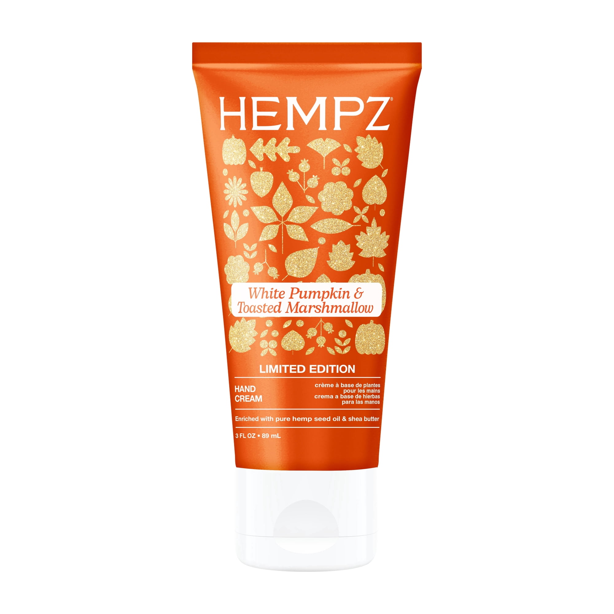 Hempz Limited-Edition White Pumpkin & Toasted Marshmallow Moisturizing Hand Cream, 3 fluid ounces