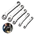 thumbnail image 4 of 5pcs Double 12-point Ratchet Wrench Set Dismountable Repair Spanner Tool 6-21mm, 4 of 10