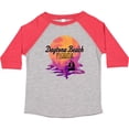 thumbnail image 3 of Inktastic Daytona Beach Florida Sunset Girls Toddler T-Shirt, 3 of 5