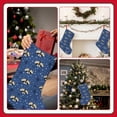 thumbnail image 7 of Salouo Raccoon blue point Print Christmas Decorations Stockings 1 Pack 18'' Xmas Stockings Holiday Stocking Personalized Farmhouse Decor for Home Family Party Tree, 7 of 7