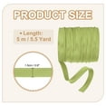 thumbnail image 2 of Uxcell Maxi Piping Bias Tape, Piping Trim with Cord Satin Binding Lip Cord for Sewing Garment Webbing Trimming Crafts Green, 2 of 7