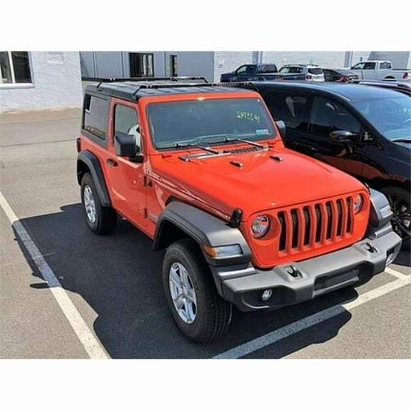 8009755BK Click in Hardtop Roof Racks for 2018 Jeep Wrangler JLU, Black