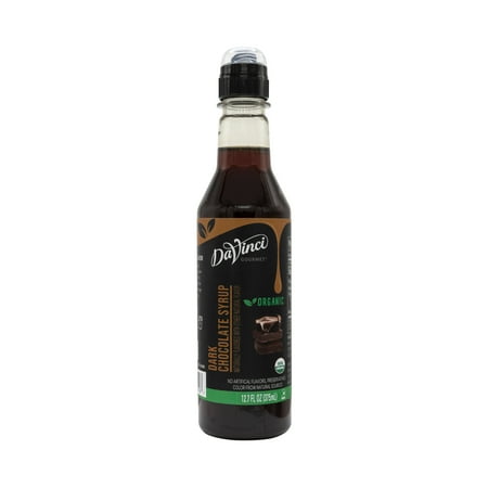 DaVinci Gourmet Organic Dark Chocolate Syrup, 375 ml
