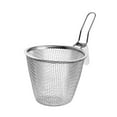 thumbnail image 2 of CoudarTitie Noodle Strainer Fry Basket with Handle, Kitchen Frying Food Basket, Noodles Colander for Dumplings Pasta Cooking Ramen Noodle S, 2 of 6