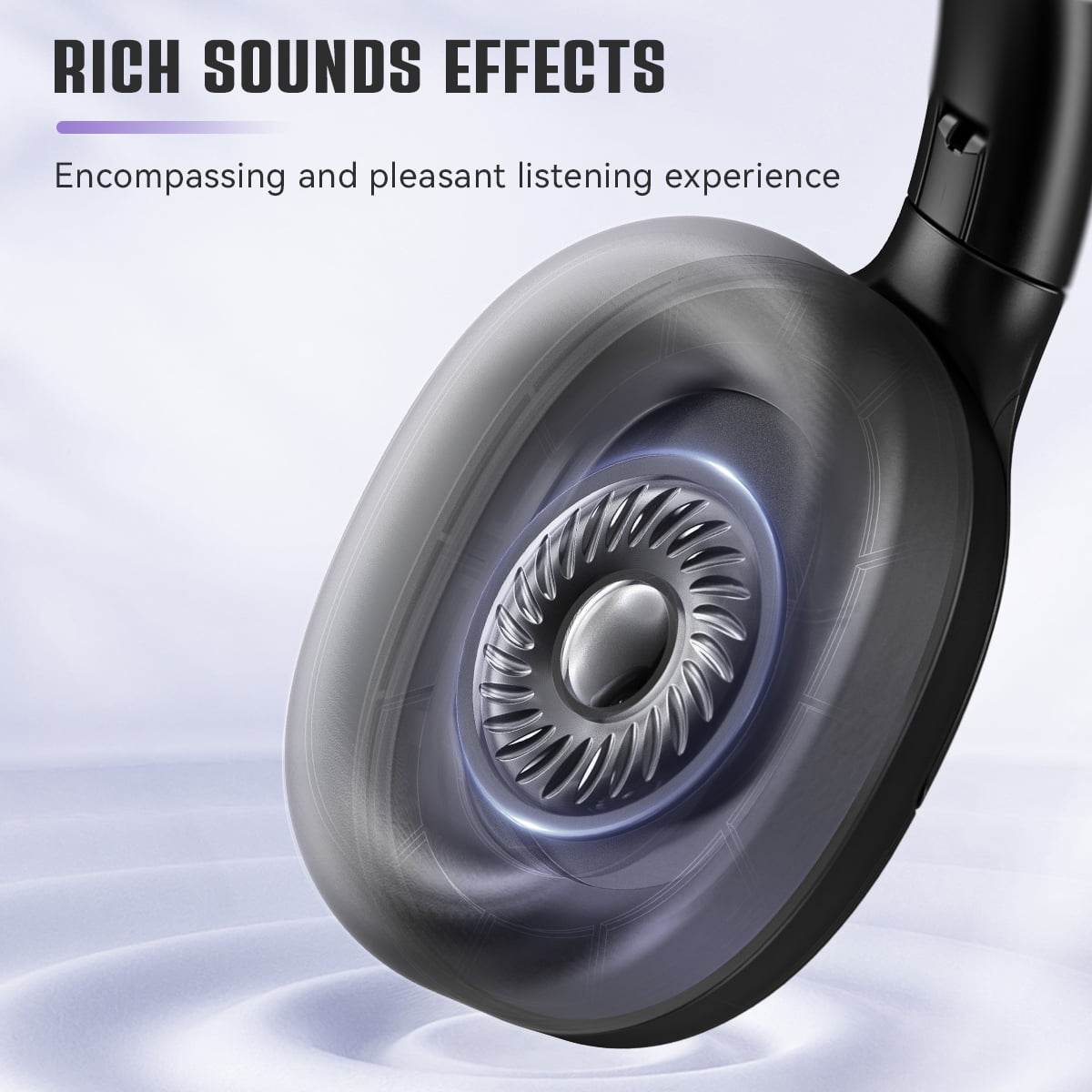 FIFINE X3 Wireless Over-Ear Headphones for iPhone/Mac, Bluetooth Headphones with ANC Noise Cancelling, Transparency Mode, 3.5mm Jack, 65H Playtime