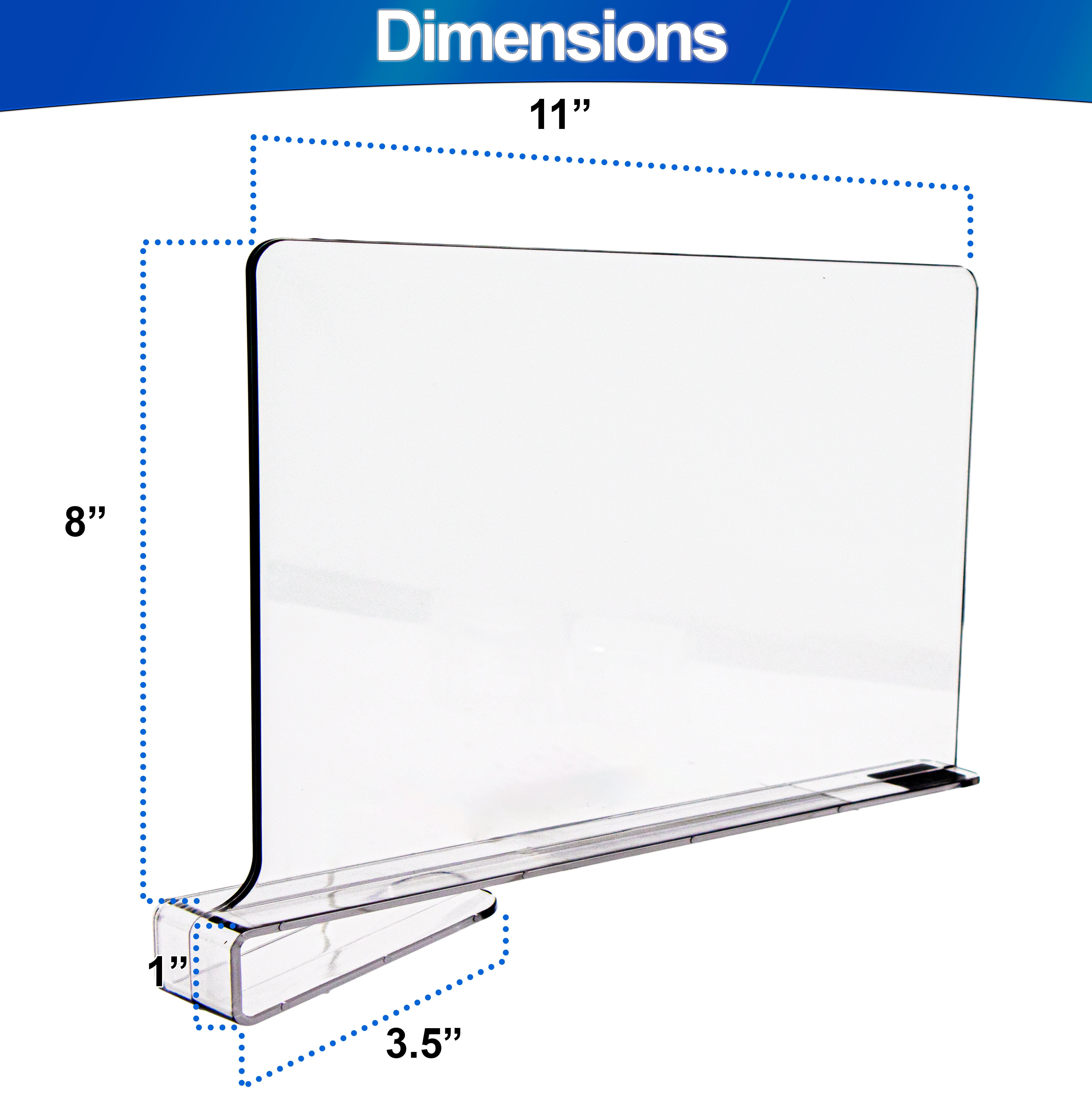 Clear Acrylic Shelf Dividers Storage Shelves Divider Wardrobe Organisers n  G7D6 