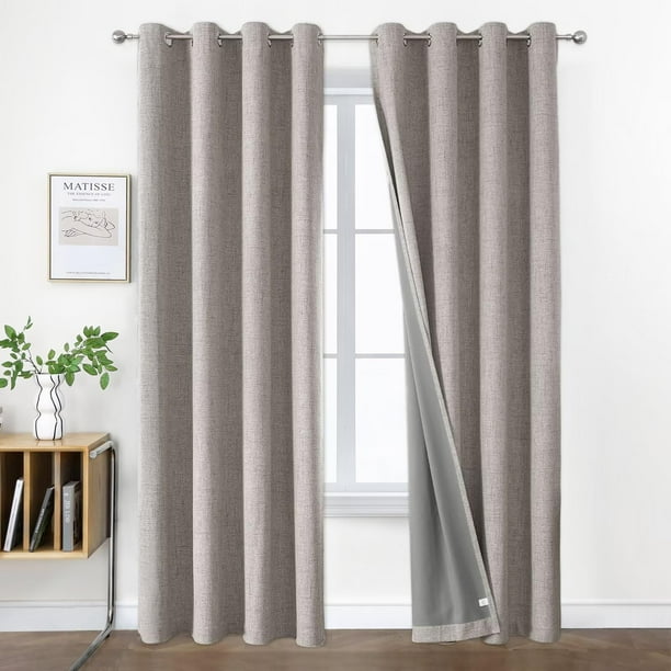 Cortina Joydeco 254x305 cm Aislante Térmica Blackout