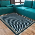 thumbnail image 1 of Casavani Handwoven Blue Dhurrie Cotton Area Rug Kitchen and Study Room Carpet 2x3 feet, 1 of 5
