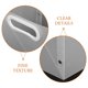 thumbnail image 3 of OUNONA Organizador De Papelería Y Cosméticos Plegable Transparente Para Uso En Oficina Y Hogar, 3 of 7