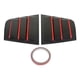 thumbnail image 2 of par de rejillas de ventilación laterales de ABS para ventana de coche, cubierta de repuesto para Dodge Charger 2015-2022, 2 of 15