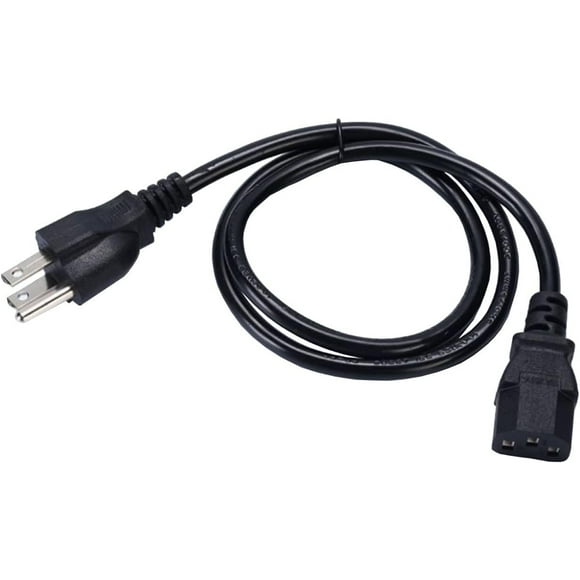 shiyou-AC Power Cord 5ft 3 Plug AC Cable, Suitable for Computer Monitor Host, air Conditioner, Copier, Household appliances, etc.1.5m Computer Power Cord (3 Prong)