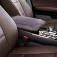 thumbnail image 4 of Furry Wool Car Armrest Cover Center Console Pad Universal Fit Protector for Most Vehicles, 4 of 7