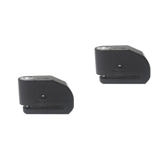 OUNONA 2pcs Disc Alarm Lock Motorcycle Anti-theft Alarm Wheel Disc Brake Lock Security Disc Lock 7mm Pin for Motorbike Scooter Bike (Black)