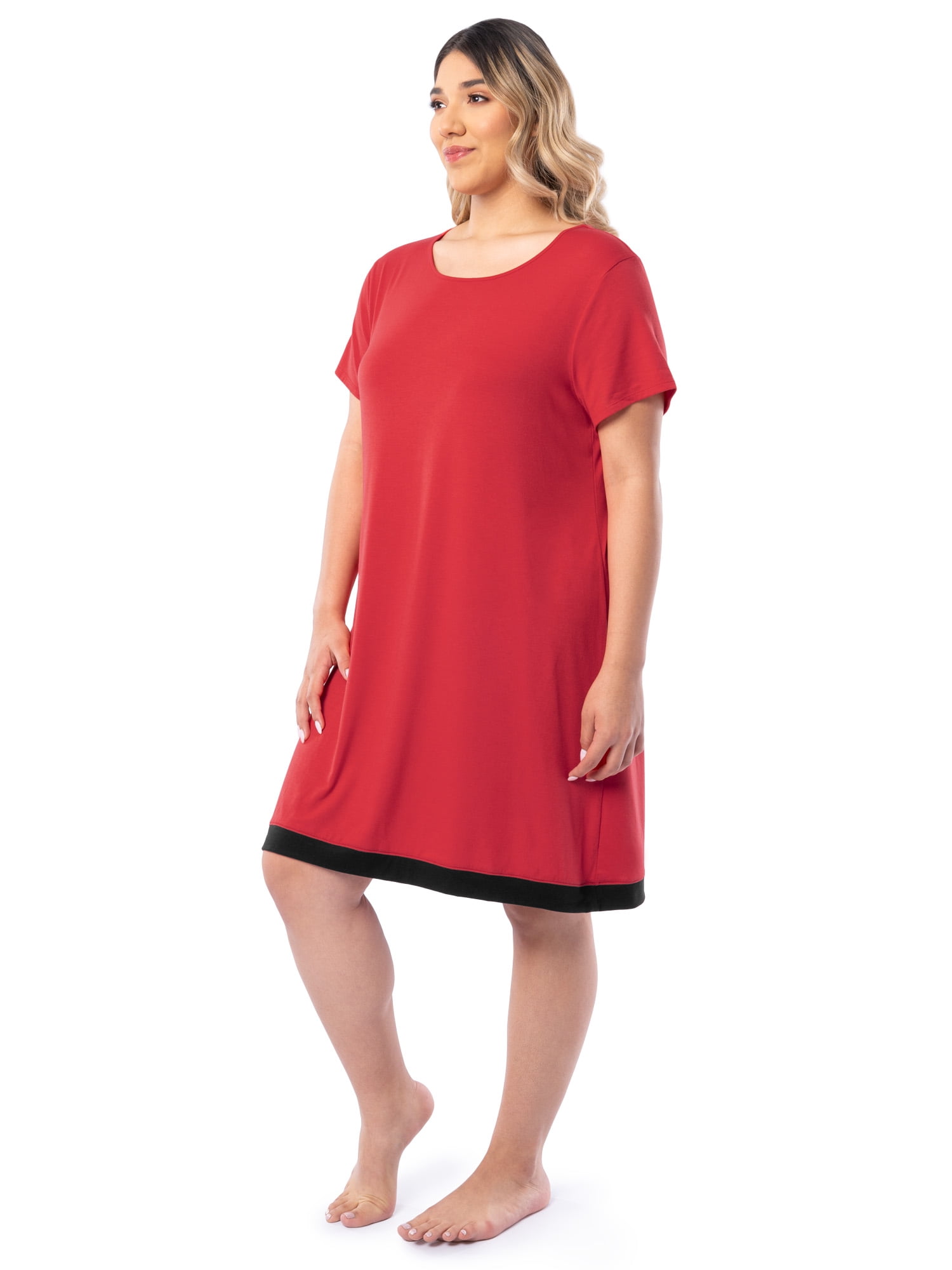 Fruit of the Loom Women's Soft and Breathable Pajama Sleepshirt, Sizes S-5X