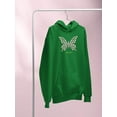 thumbnail image 3 of Butterfly Daisy Free Soul Hoodie Women -Image by Shutterstock, Female x-Large, 3 of 4