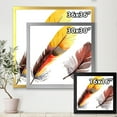 thumbnail image 4 of Designart 'Colourful Boho Art Feathers IV' Bohemian & Eclectic Framed Art Print, 4 of 4