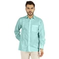 thumbnail image 1 of Bestman Solid Formal Button Down Shirt For Men Long Sleeve With Patch Pocket Business Wear, 1 of 7