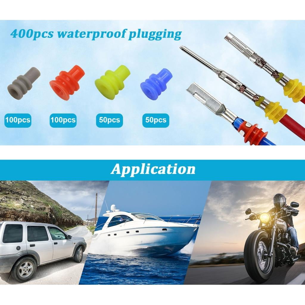 720Pcs Electrical Pin Connectors 1/1.5/1.8/2.2/2.8/3.5mm Auto Pin Connector