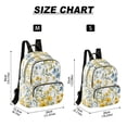 thumbnail image 2 of FORMRS Mini Backpack Purse for Women Travel Daypack Casual Shoulder Bag, Yellow Floral, 2 of 7