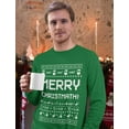 thumbnail image 5 of Men's Ugly Christmas T-Shirt - Funny Merry Christmath Math Holiday Shirt, Xmas Party Gift for Him, Long Sleeve, 5 of 6