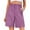 Purple, variant on XuJwPNcy Shorts for Women Dressy Elastic High Waisted Knee Length Shorts Casual Wide Leg Summer Shorts with Pockets