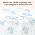 thumbnail image 5 of Dream On Me 2 in 1 Cozy Cloud Crib and Toddler Mattress, Blue Cloud, 5 of 7