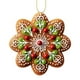 thumbnail image 2 of Adorno Colgante de Copo de Nieve 2D de Acrílico Plano para Árbol de Navidad, 2 of 4