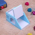 thumbnail image 3 of Hamster Staircase Villa Sleeping House Bear Pet Nest Log Cabinet (Azul) Likrtyny Para estrenar, 3 of 6