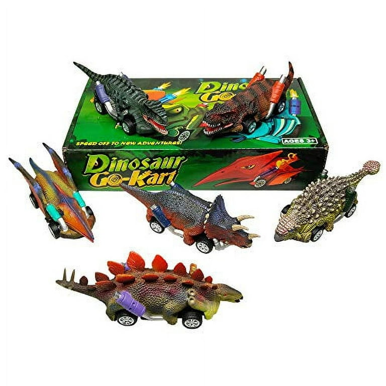 Dinosaur Toy Pull Back Cars, 6 Pack Dino Toys for 3 Year Old Boys and  Toddlers, Boy Toys Age 3,4,5 and Up, Pull Back Toy Cars, Dinosaur Games  with T-Rex by GreenKidz 