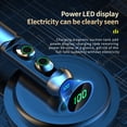 thumbnail image 4 of BQ40 Bluetooth 5.3 Wireless Earbuds with Wireless Charging Case，LED Digital Display Charging Case，5Hours Playtime Bluetooth Earbuds，IPX7 Waterproof Ear Buds (Silver), 4 of 7