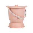 thumbnail image 1 of Orinal portátil de 4,5 l con tapa y asa para mujeres, niños y adultos Rosa, 1 of 8