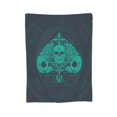thumbnail image 1 of XMXY Fleece Throw Blanket for Couch, Mystery Skull Ace Print Lightweight Plush Fuzzy Cozy Soft Bed Blankets and Throws for Sofa, 50"x40" inches, 1 of 8