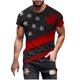 thumbnail image 1 of Blusa Del Día de la Independencia de los Hombres, Suéter de Impresión Casual Cuello Redondo para Uso Al Aire Libre Y Diario, Camiseta Patriótica de Moda, 1 of 8