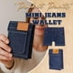 thumbnail image 2 of Contenedores de almacenamiento, bolsillos para pantalones, mini billetera para jeans, lindo monedero de mezclilla plegable, tarjetero pequeño, estilo portátil, delgado, compacto, plegable., 2 of 7