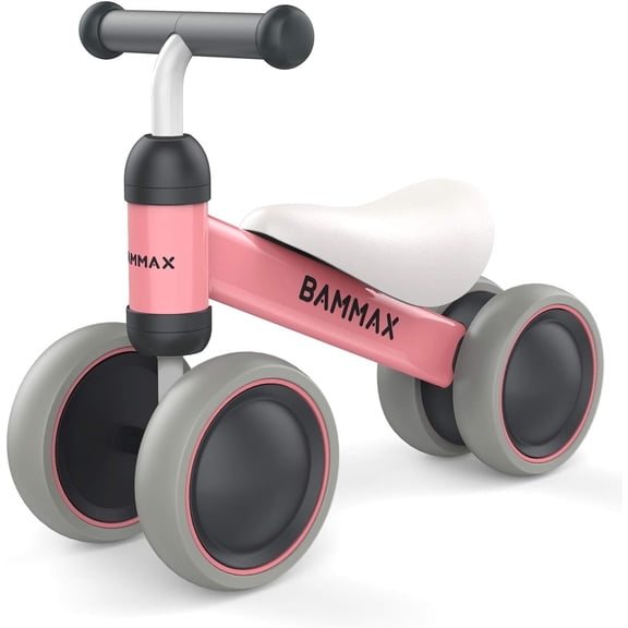 BAMMAX TykeBike Baby Balance Bike Toddler Pink 6.7 in Wheels