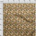 thumbnail image 3 of oneOone Cotton Poplin Light Beige Fabric Mushroom Dress Material Fabric Print Fabric By The Yard 56 Inch Wide, 3 of 5
