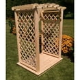 thumbnail image 1 of A &amp; L Furniture Jamesport 7.5 ft. High Wood Arbor with Deck - 4 ft., 1 of 1