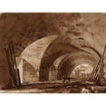 thumbnail image 3 of Auguste-Sébastien Bénard 24x19 Black Modern Framed Museum Art Print Titled - Vaults of the Quai De Gesvres (1810-1873), 3 of 5